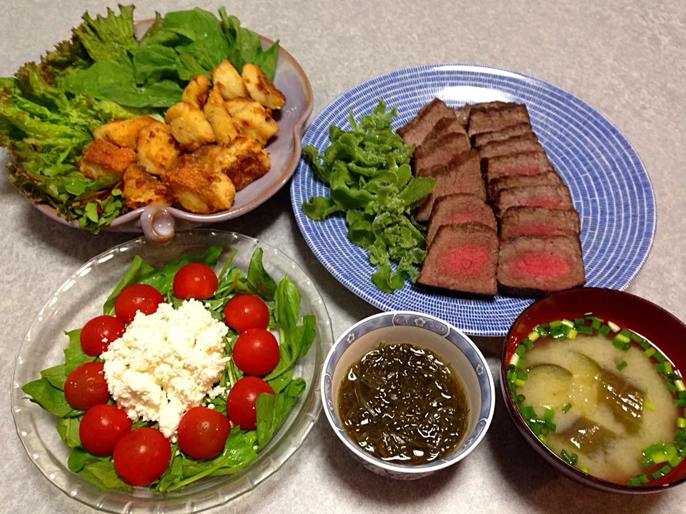 晩ご飯は 牛肉のたたき|Orie Uekiさん