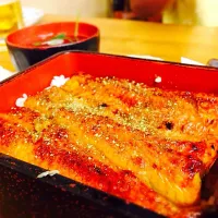 Snapdishの料理写真:うなぎーヽ( ´3｀)ﾉ|Seiko  Sagaさん