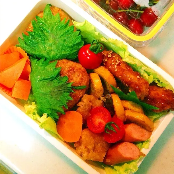 Snapdishの料理写真:今日の部活弁当|Mi.さん