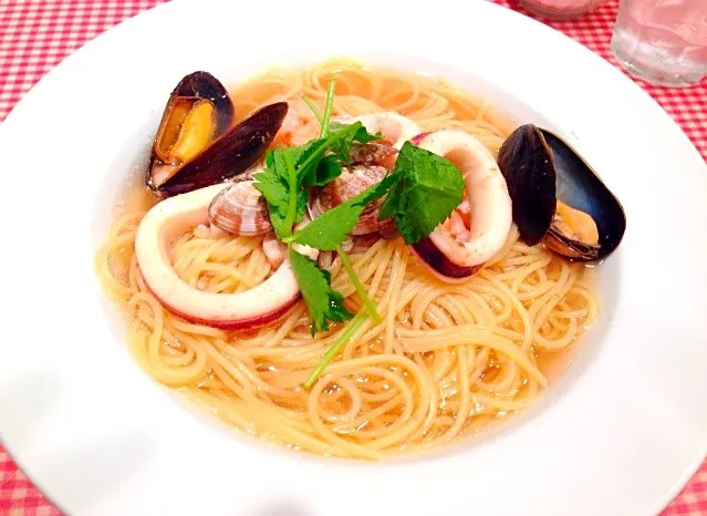 ムール貝🐚リングパスタ🍝😋|きのすけ〜さん