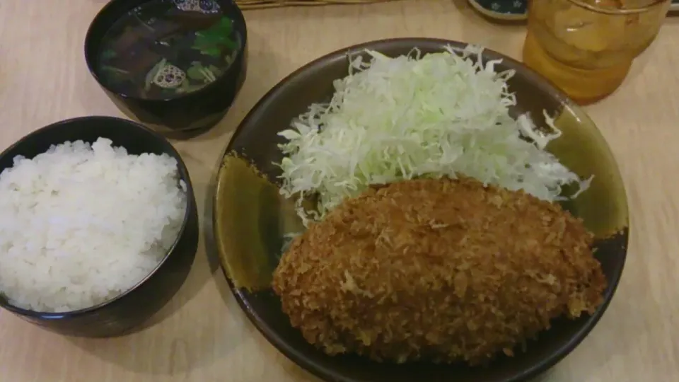 メンチカツ定食|ひでさん