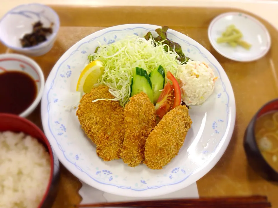 信州ポークのヒレカツ定食|佐藤光雪さん