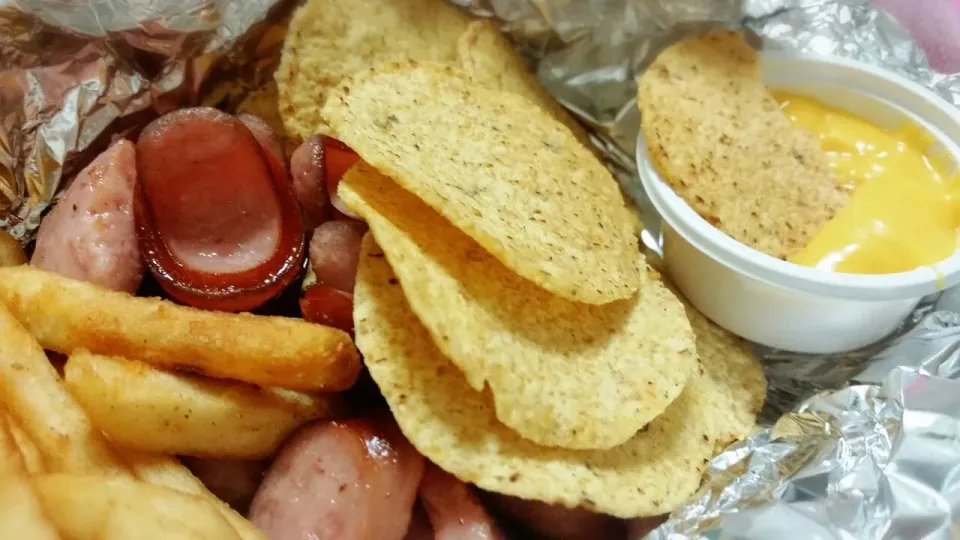 #nacho #fries #sausage|kim.sさん