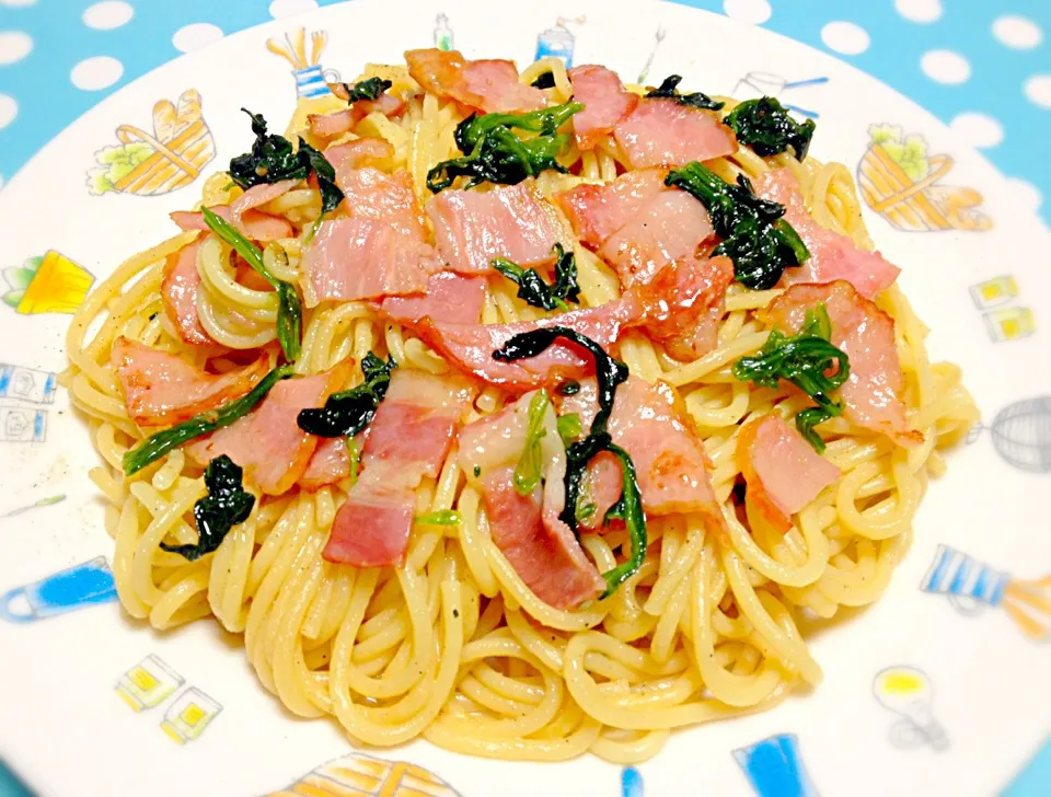 Bacon & Spinach Spaghetti|Liezlさん