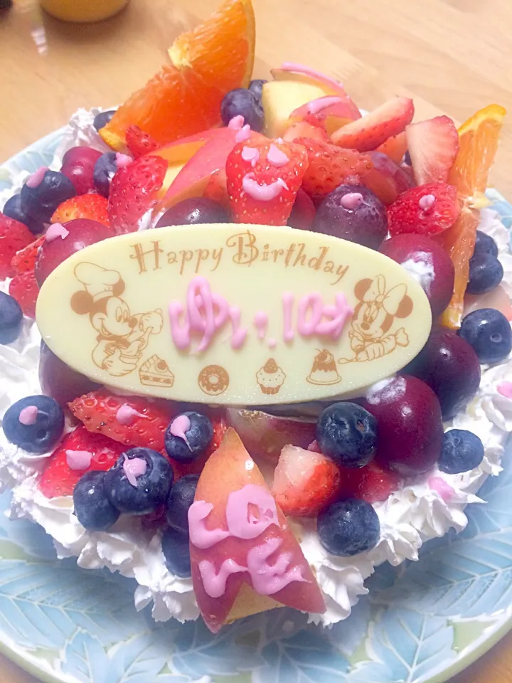 フルーツいっぱいケーキ🎂✨|Yuukoさん