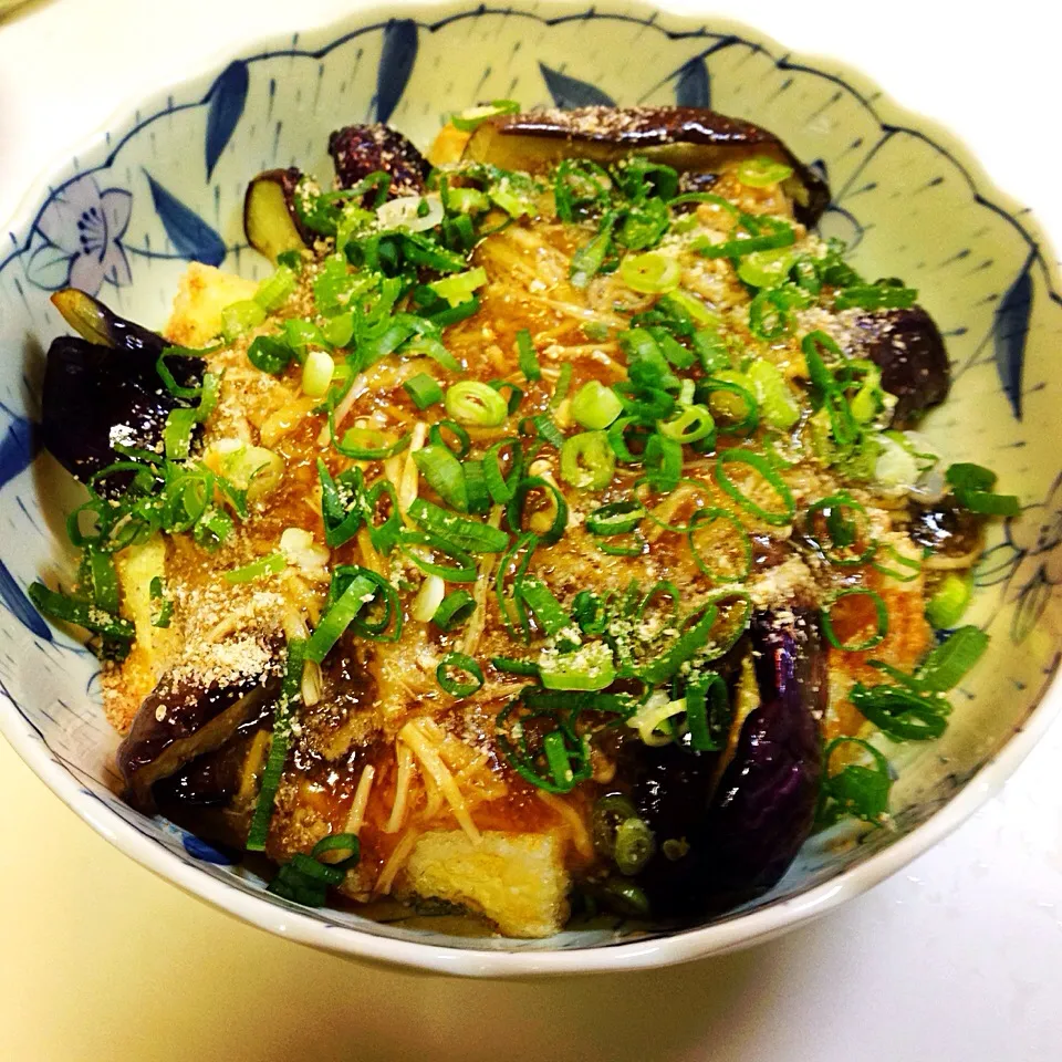 茄子の揚げ浸し&揚げ出し豆腐〜みぞれあんがけ|あさみさん