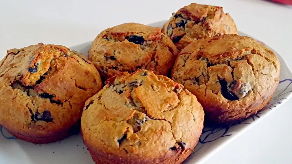 Small little blueberry muffins #breakfast #fruit #blueberry#healthy|Skyeさん