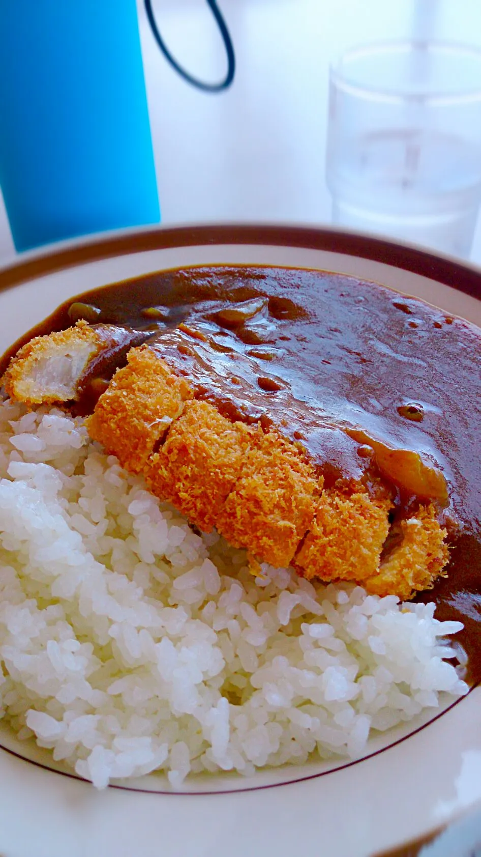 筑波山の山頂レストハウスでランチのカツカレー。|かげさんキッチンさん