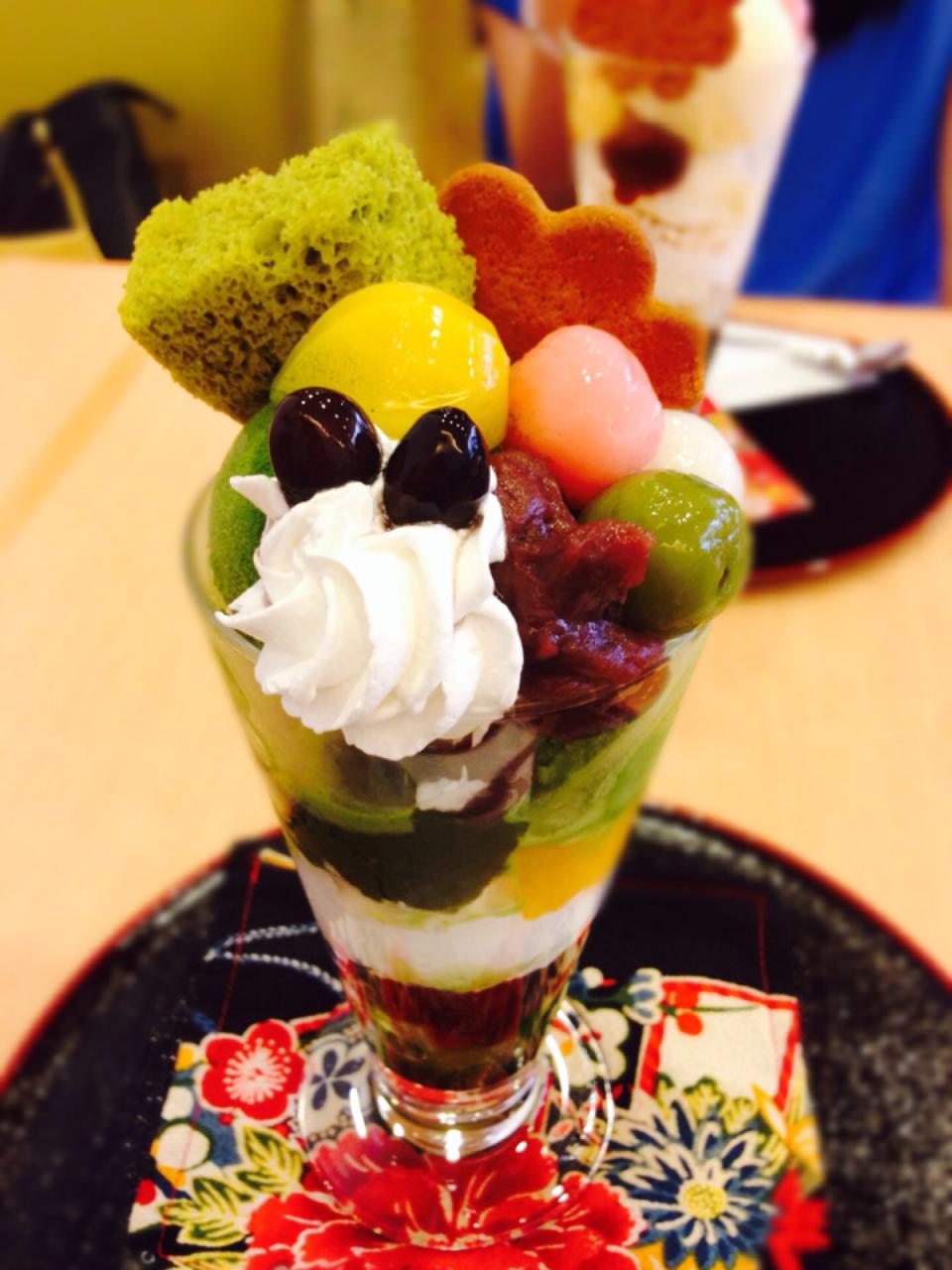 抹茶パフェ