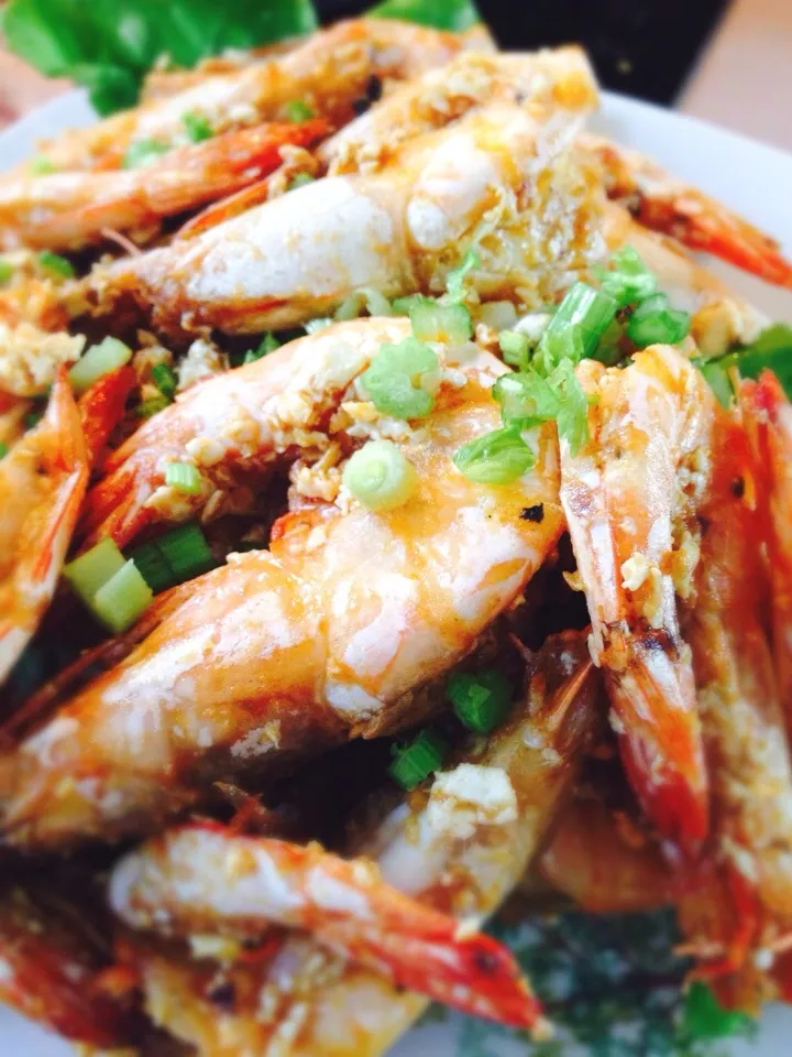 Salted egg prawn|samantha wさん