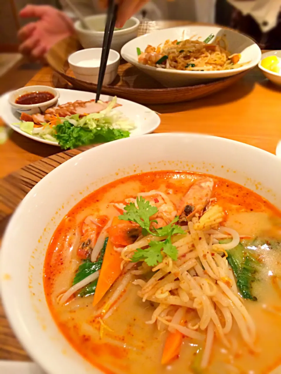 トムヤムクン麺（外食）|かなさん