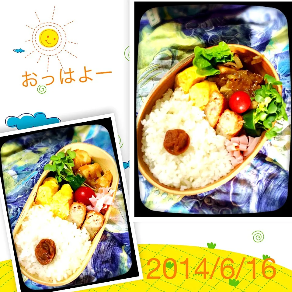 Snapdishの料理写真:6／16長女通学・パパ弁当|marinaさん