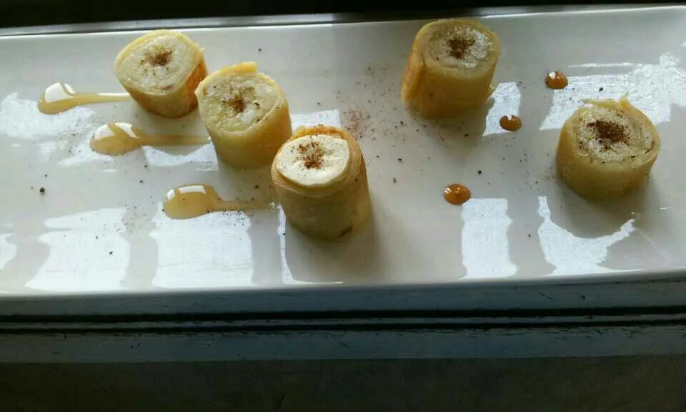 Snapdishの料理写真:banana roll dessert|김종민さん