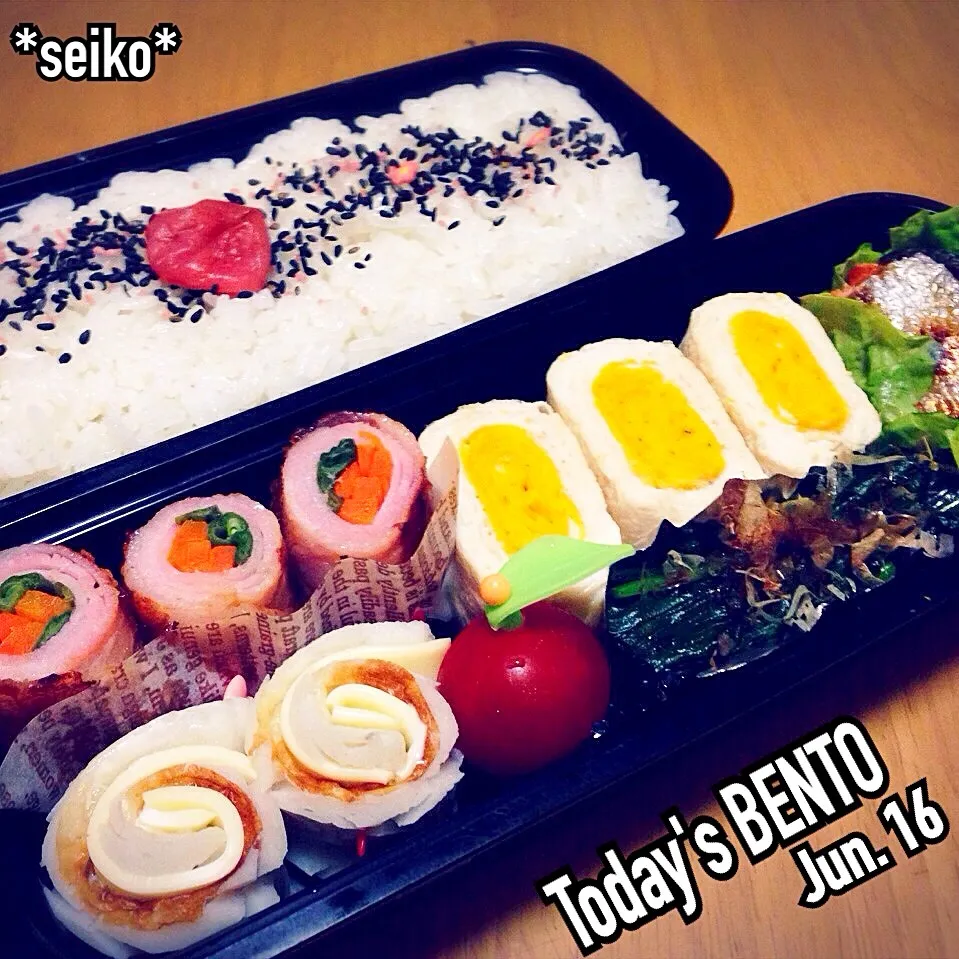 旦那さんのお弁当☆ 2014.6.16|*seiko*さん