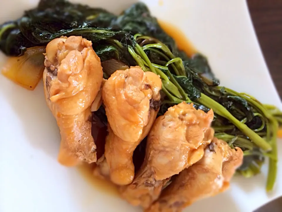 Chicken adobo w/ kangkong|Art Yuudhaさん