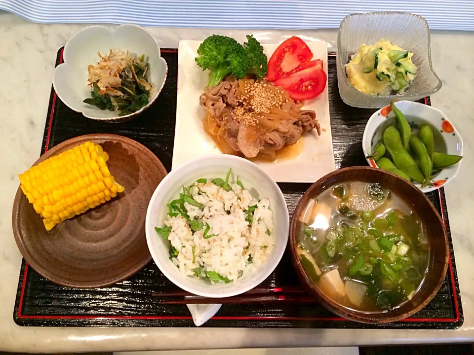 夏バテ防止定食☆|さとみさん