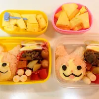 Snapdishの料理写真:保育園弁当😋|ひとんさん