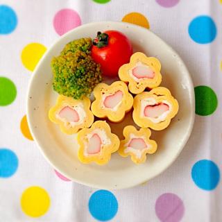 竹串でお花の卵焼き あけみ Snapdish スナップディッシュ Id 9pzhya