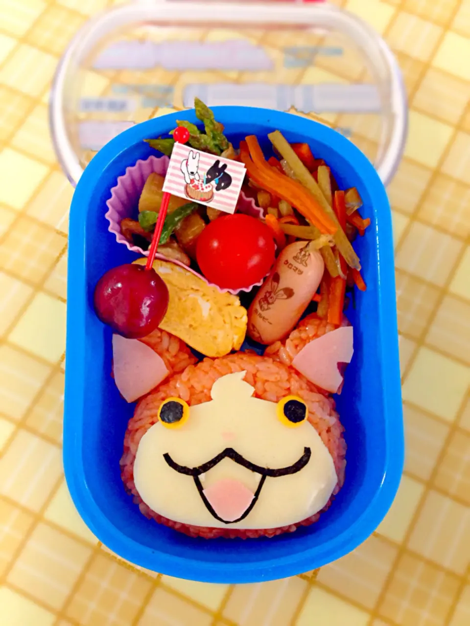 Snapdishの料理写真:ジバニャン弁当|ぐっちさん