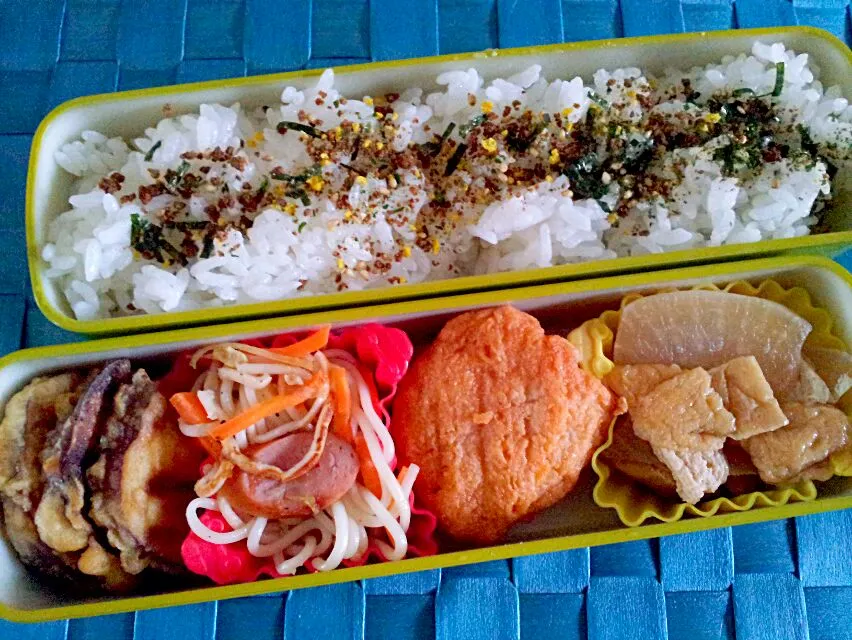 Snapdishの料理写真:2014.6.17
旦那お弁当(*^^*)|さやさん