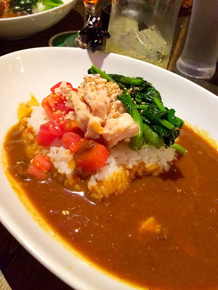 食欲そそる！！ポパイ棒棒鶏カレー(≧▽≦)|大阪カレー部長さん