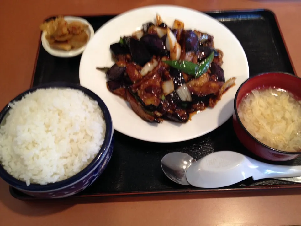 麻婆茄子定食|おっちさん