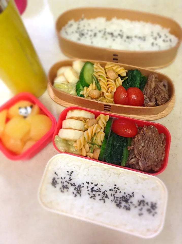 Today's lunch box. 牛カルビ〜♪|hoppycowさん