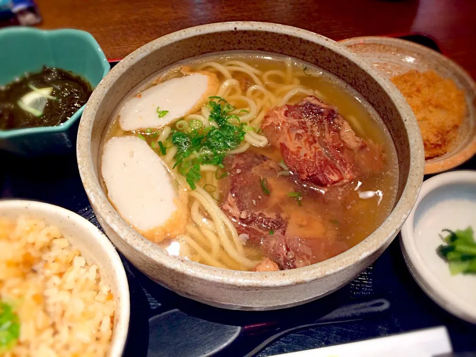 軟骨ソーキそば定食|リフルシャッフルさん