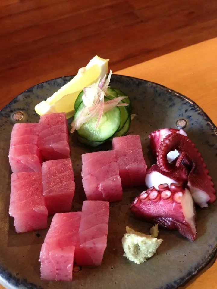 バチ鮪 真蛸 造り|あきらさん