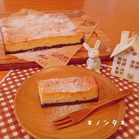 バナナベークドチーズケーキ♡|＊ノンタ＊さん