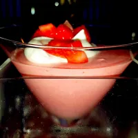 Strawberry mousse with lemon whipped cream #supermom|Teresa Beach-Koecherさん