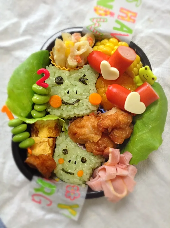 梅雨をテーマに…かえるちゃん弁当🐸|Nakanishi  Shihokoさん