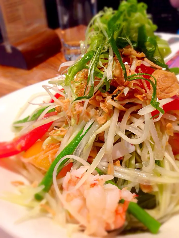 Thai green papaya salad|Foodさん