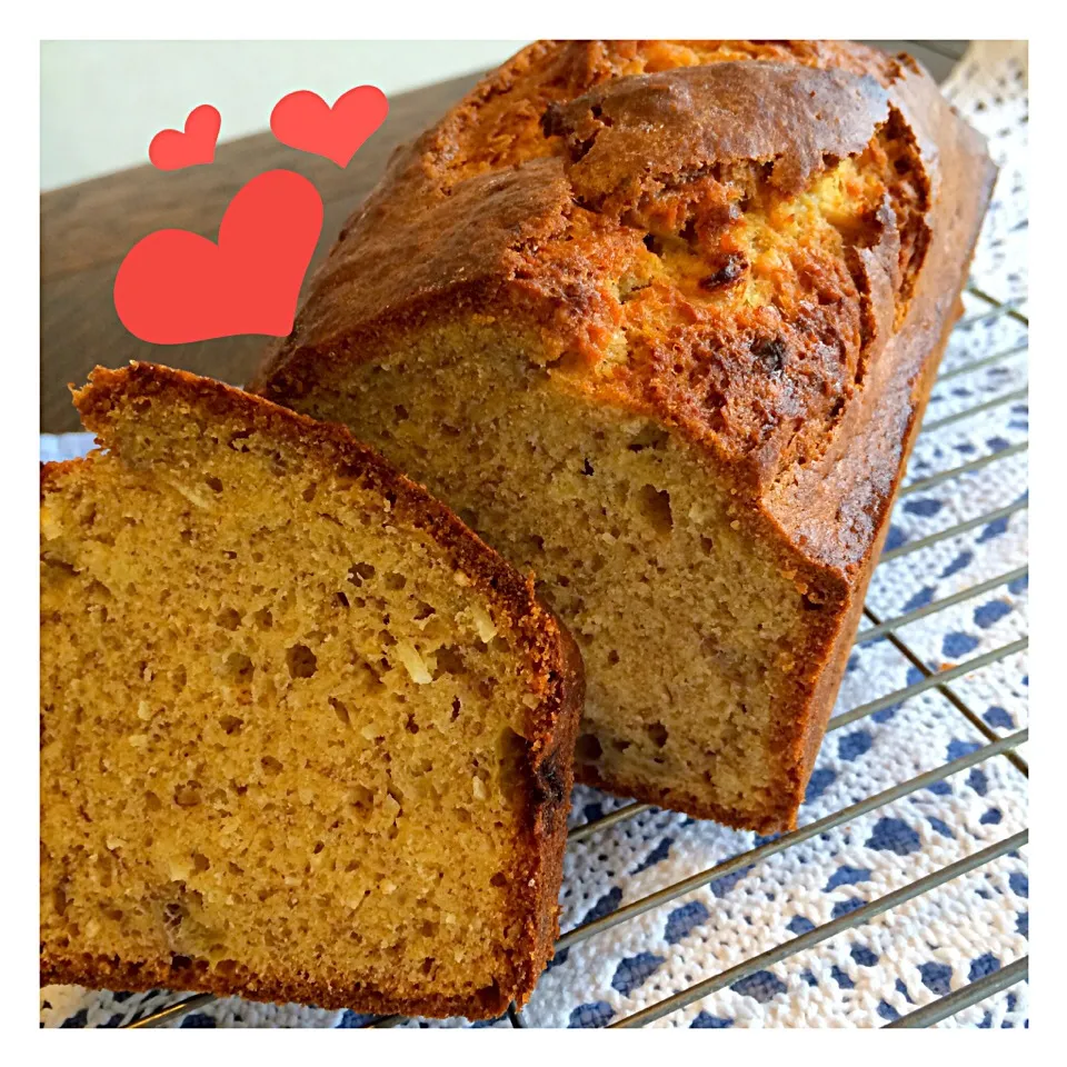 超簡単な黒バナナ救済パン⭐️American Banana Coconut Bread|Rarikoさん