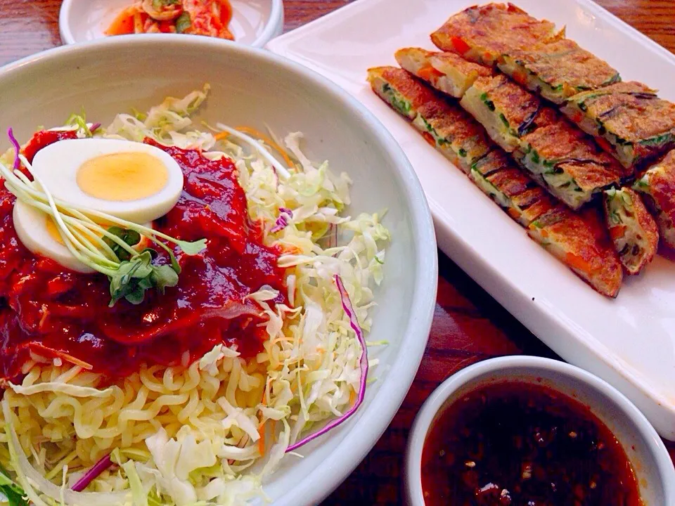 冷やしラーメン&チヂミ|林さん