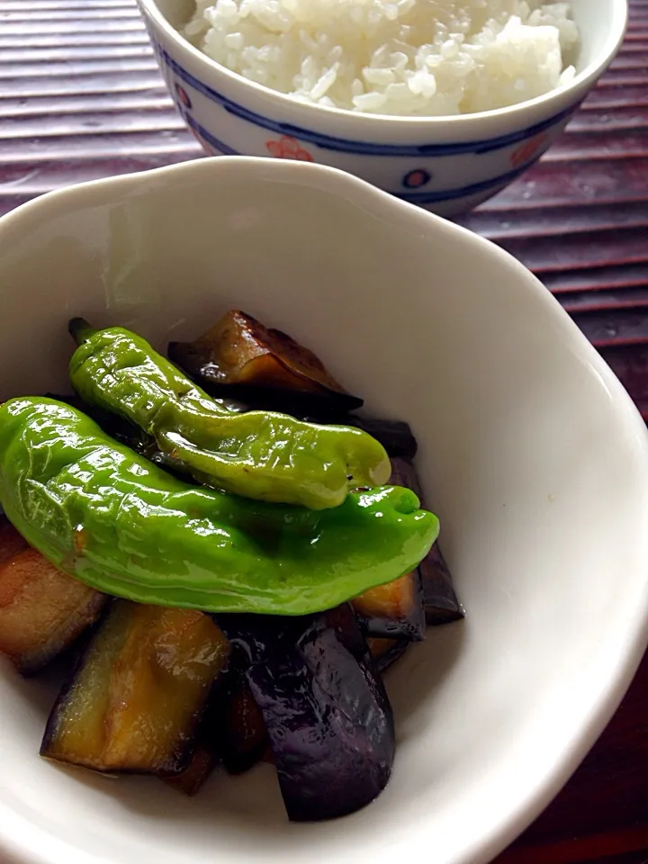 ごはんがススム‼︎茄子とししとうの甘辛炒め|yuminarieさん