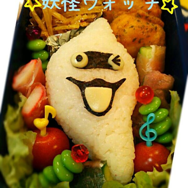 妖怪ウォッチの人気キャラ弁 ジバニャン ウィスパー コマじろう ダークニャン 1ページ Snapdish スナップディッシュ