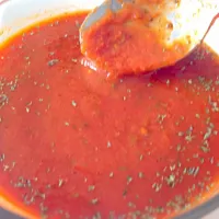 Snapdishの料理写真:Fresh tomato soup|Jeanbellamさん