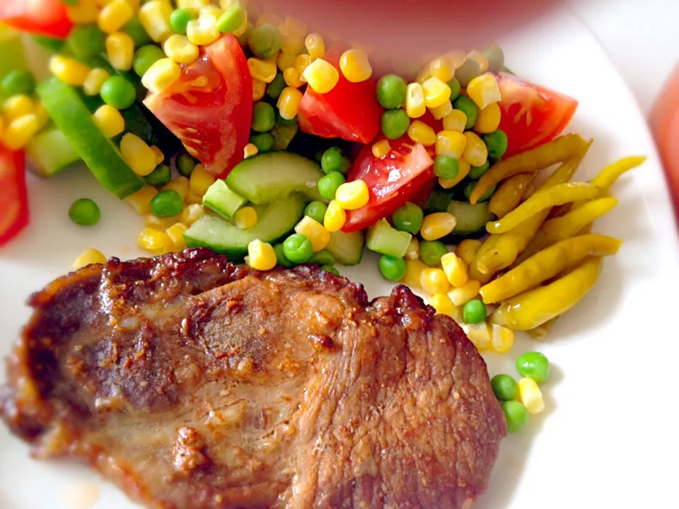 Pork chop with light salad|Jeanbellamさん