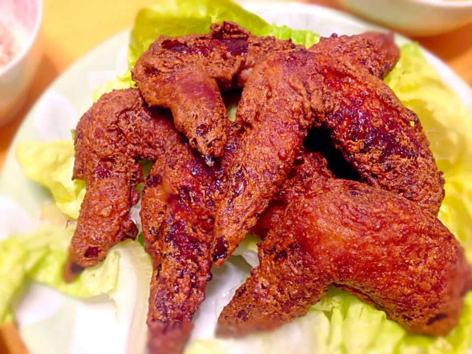 醤油麹漬け手羽先のカリカリ揚げ|あいあいさん