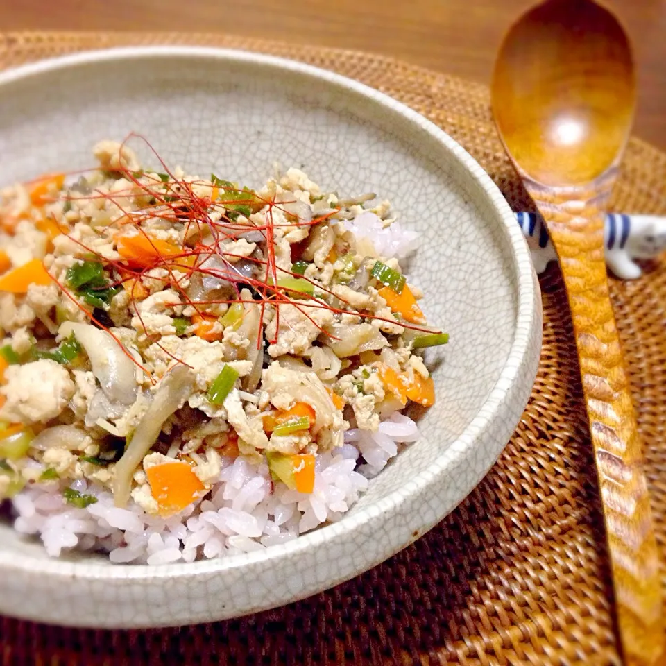 Snapdishの料理写真:鶏そぼろ丼|nao子さん