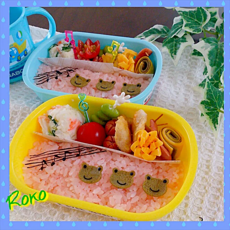 かえるの合唱弁当|rokoさん