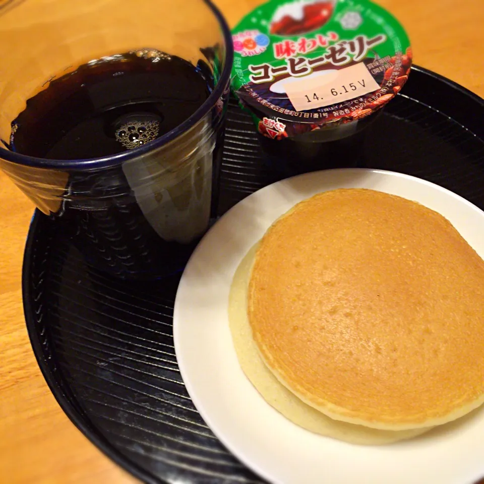 メープルホットケーキ コーヒーゼリー アイスコーヒー|さるさん