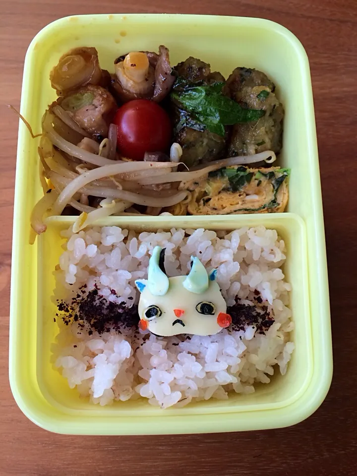 Snapdishの料理写真:失敗〜妖怪ウォッチ☆コマさんのお弁当|manacocoさん