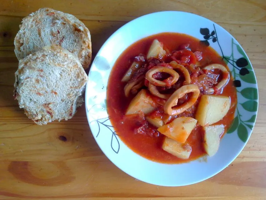 Squid and chorizo summer stew|Fe's kitchenさん