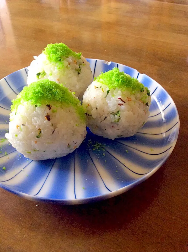 Snapdishの料理写真:残りご飯のおむすび💖✌️|Norio Fukudaさん