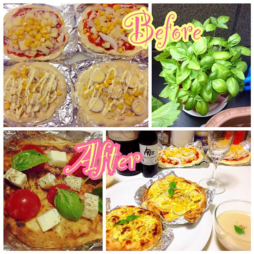 Snapdishの料理写真:生地から手作りPIZZA|MIDORIさん