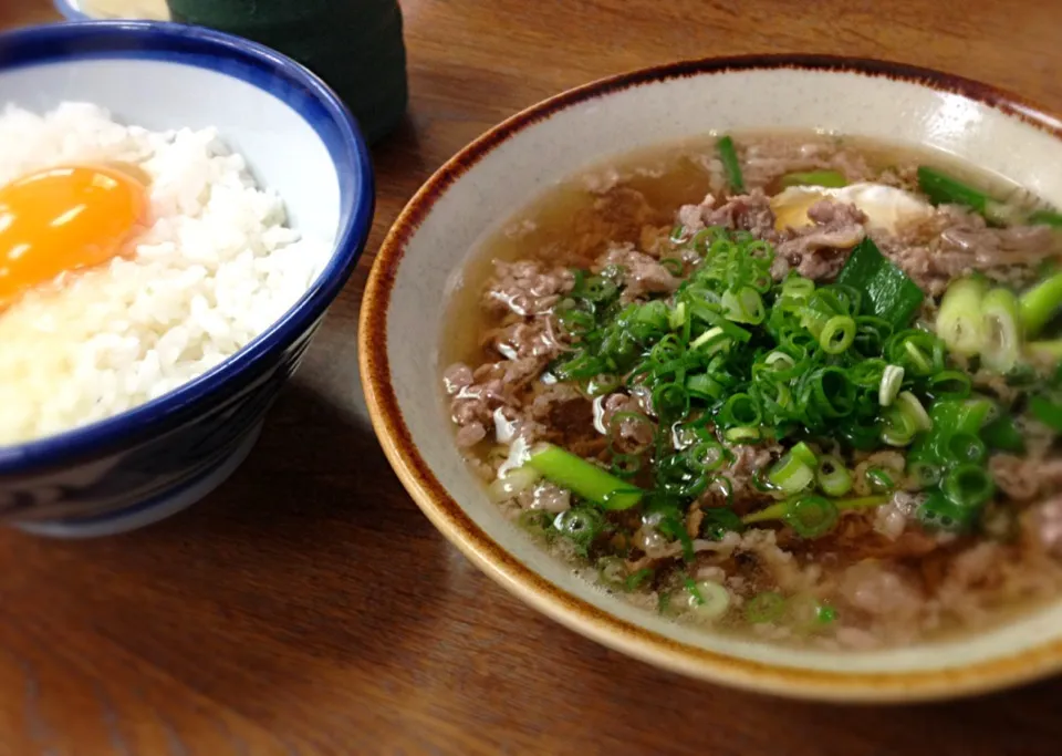 営業マンの昼ごはん 肉吸い小玉|ぽんたさん