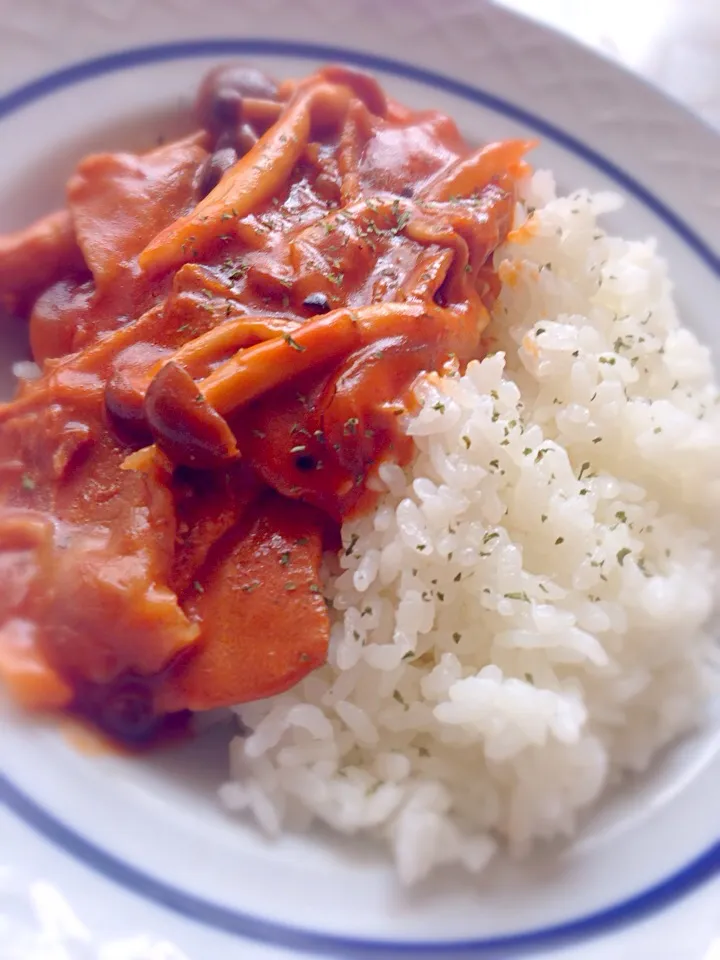 豚肉でストロガノフ|みじんこさん