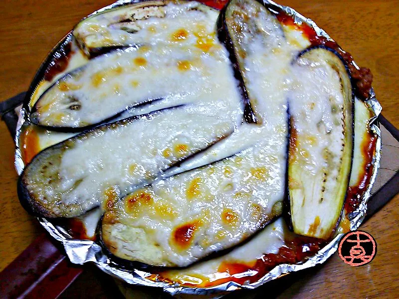 Snapdishの料理写真:明朝W杯で打倒ギリシャを胸に「グリルパン焼ムサカ」を喰らうノ巻！！|真希さん